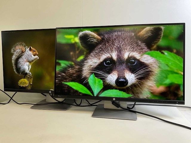 Hp (z27n) 27”, 2560x1440 (qhd) ips monitors (2x) - afbeelding 3 van  5