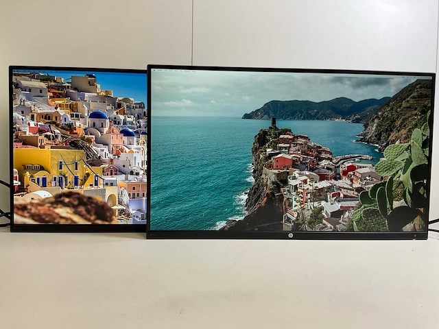 Hp (z27n) 27”, 2560x1440 (qhd) ips monitors (2x) - afbeelding 1 van  7