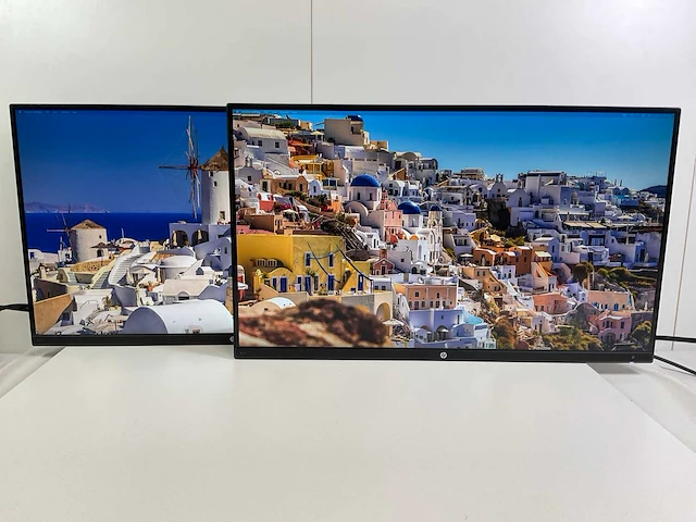 Hp (z27n) 27”, 2560x1440 (qhd) ips monitors (2x) - afbeelding 1 van  7