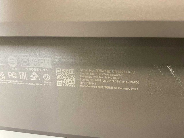 Hp (z27u g3) 27”, 2560x1440 (qhd) ips monitor - afbeelding 6 van  6