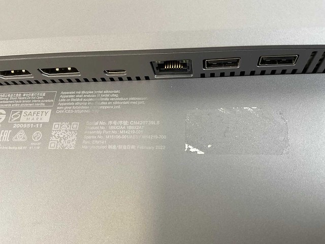 Hp (z27u g3) 27”, 2560x1440 (qhd) ips monitor - afbeelding 7 van  7