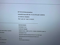 Hp z4 g4 desktop - afbeelding 8 van  10