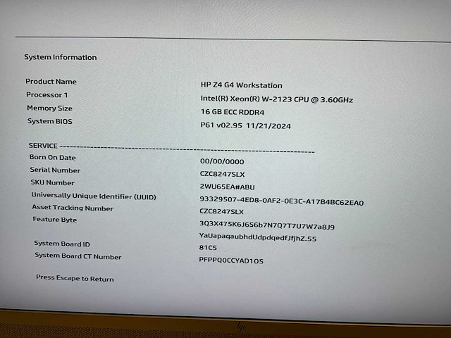 Hp z4 g4 workstation desktop - afbeelding 5 van  8