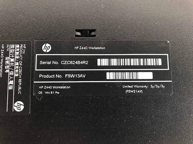 Hp z440, intel(r) xeon(r) cpu e5-1607 v3, 8 gb ram, 500 gb ssd, nvidea quadro k620 workstation - afbeelding 6 van  6