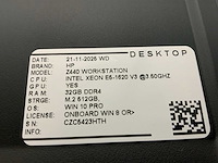 Hp z440 workstation desktop (2x) - afbeelding 7 van  7