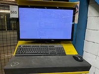 Hp z640 desktop en monitor in verrijdbaar frame - afbeelding 5 van  6