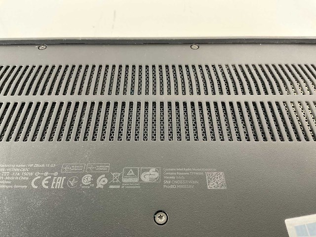Hp zbook 15 g3 15.6”, core(tm) i7 6th gen, 32 gb ram, 500 gb ssd, nvidia quadro m1000m 2 gb mobile work station - afbeelding 7 van  7