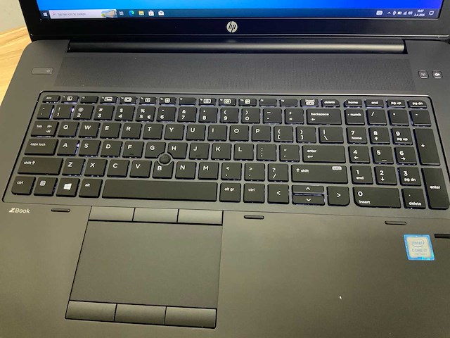 Hp zbook 17 g4 laptop (2x) - afbeelding 6 van  8