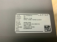 Hp zbook 17 g5 (i7) laptop - afbeelding 8 van  8