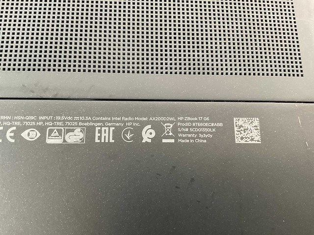 Hp zbook 17 g6 18”, core(tm) i9 9th gen, 64 gb ram, 1 tb nvme, nvidia quadro rtx 5000 max-q 16 gb mobile workstation - afbeelding 7 van  7