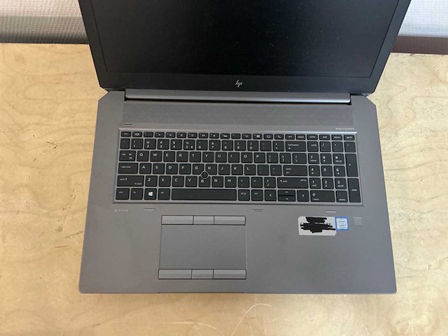 Hp zbook 17 i7 gen 8 laptop - afbeelding 3 van  6
