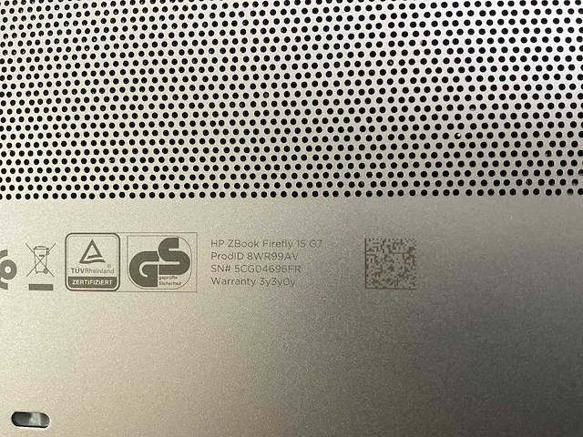 Hp zbook firefly 15 g7 15.5”, core(tm) i5 10th gen, 16 gb ram, 512 gb nvme nvidia quadro p520 4 gb mobile workstation - afbeelding 6 van  6