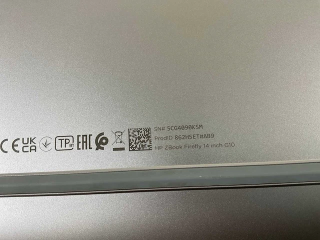 Hp zbook firefly g10 14”, core(tm) i7 13th gen, 32 gb ram, 1 tb nvme, nvidia rtx a500 laptop 4gb mobile workstation - afbeelding 6 van  6