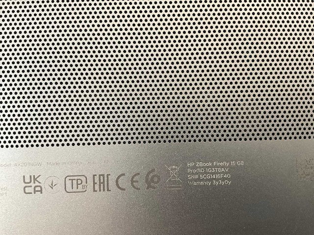 Hp zbook firefly g8 15,5”, core(tm) i5 11th gen, 16 gb ram, 512 gb nvme, nvidia quadro t500 4 gb mobile workstation - afbeelding 7 van  7