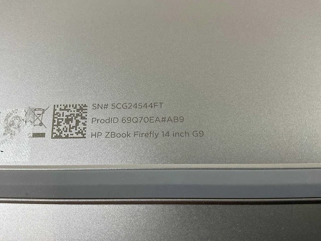 Hp zbook firefly g9 14”, core(tm) i7 12th gen, 32 gb ram, 512 gb nvme, nvidia t550 laptop 4gb mobile workstation - afbeelding 7 van  7