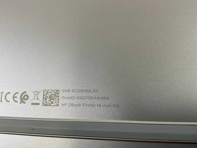 Hp zbook firefly g9 14”, core(tm) i7 12th gen, 32 gb ram, 512 gb nvme, nvidia t550 laptop 4gb mobile workstation - afbeelding 7 van  7