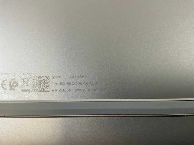 Hp zbook firefly g9 14”, core(tm) i7 12th gen, 32 gb ram, 512 gb nvme, nvidia t550 laptop 4gb mobile workstation - afbeelding 7 van  7