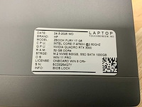 Hp zbook fury 17 g6(i7) laptop - afbeelding 9 van  9