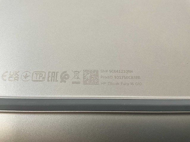 Hp zbook fury g10 16”, core(tm) i9 13th gen, 64 gb ram, 1 tb nvme, nvidia rtx 5000 16 gb mobile workstation - afbeelding 5 van  5