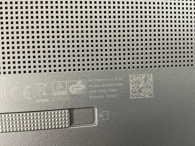 Hp zbook fury g7 15.5”, core(tm) i9 10th gen, 64 gb ram, 1 tb nvme, nvidia quadro t2000 4gb mobile workstation - afbeelding 4 van  4