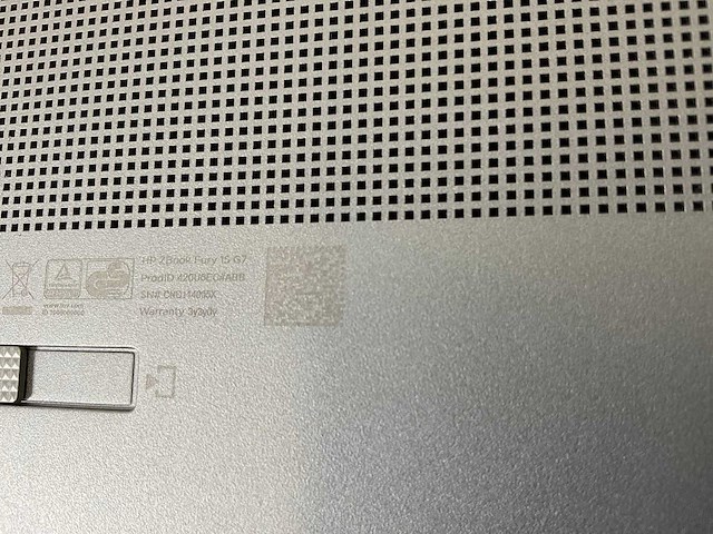 Hp zbook fury g7 15.5”, core(tm) i9 10th gen, 64 gb ram, 1 tb nvme, nvidia rtx a2000 mobile 4gb mobile workstation - afbeelding 7 van  7