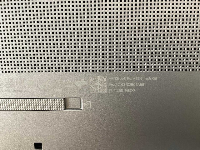 Hp zbook fury g8 15.5”, core(tm) i9 11th gen, 64 gb ram, 1 tb nvme, nvidia rtx a2000 4 gb mobile workstation - afbeelding 7 van  7