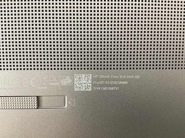 Hp zbook fury g8 15.5”, core(tm) i9 11th gen, 64 gb ram, 1 tb nvme, nvidia rtx a2000 4 gb mobile workstation - afbeelding 7 van  7