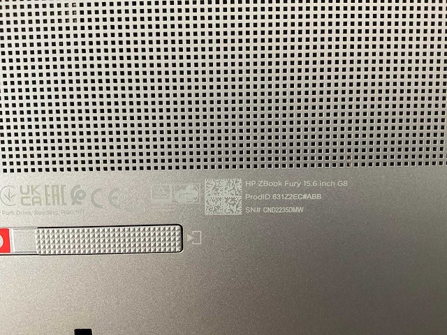 Hp zbook fury g8 15.5”, core(tm) i9 11th gen, 64 gb ram, 1 tb nvme, nvidia rtx a2000 4 gb mobile workstation - afbeelding 8 van  8