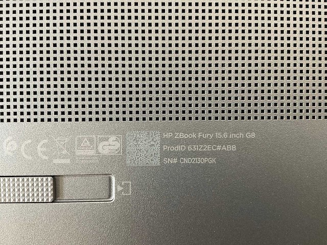 Hp zbook fury g8 15.5”, core(tm) i9 11th gen, 64 gb ram, 1 tb nvme, nvidia rtx a2000 4 gb mobile workstation - afbeelding 7 van  7