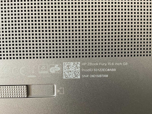 Hp zbook fury g8 15.5”, core(tm) i9 11th gen, 64 gb ram, 1 tb nvme, nvidia rtx a2000 4 gb mobile workstation - afbeelding 7 van  7