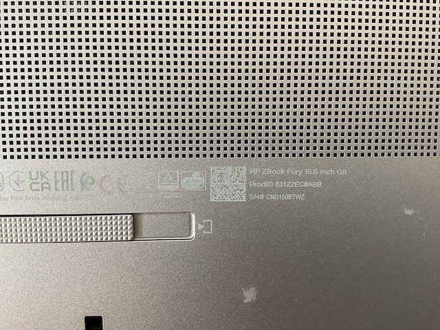 Hp zbook fury g8 15.5”, core(tm) i9 11th gen, 64 gb ram, 1 tb nvme, nvidia rtx a2000 4 gb mobile workstation - afbeelding 7 van  7