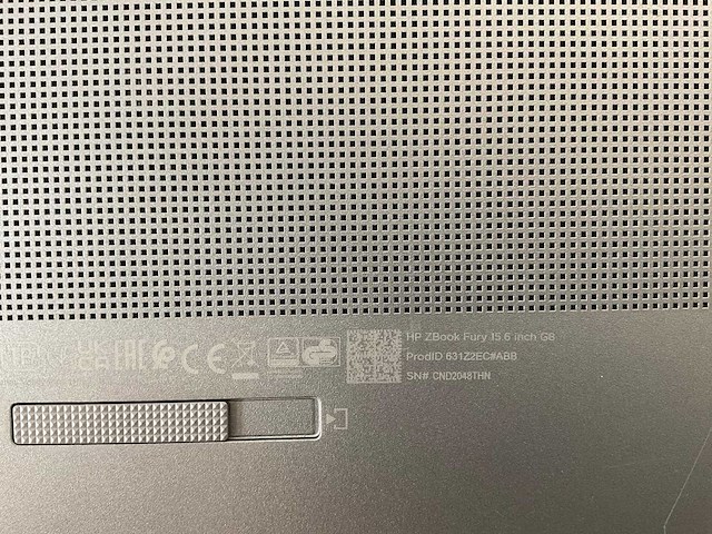 Hp zbook fury g8 15.5”, core(tm) i9 11th gen, 64 gb ram, 1 tb nvme, nvidia rtx a2000 4 gb mobile workstation - afbeelding 7 van  7