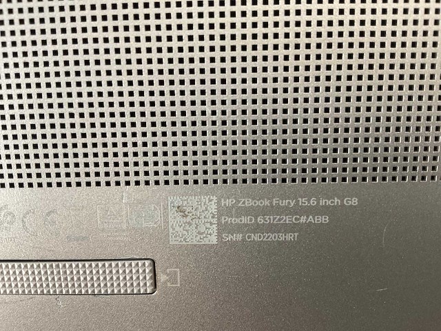 Hp zbook fury g8 15.5”, core(tm) i9 11th gen, 64 gb ram, 1 tb nvme, nvidia rtx a2000 4 gb mobile workstation - afbeelding 7 van  7