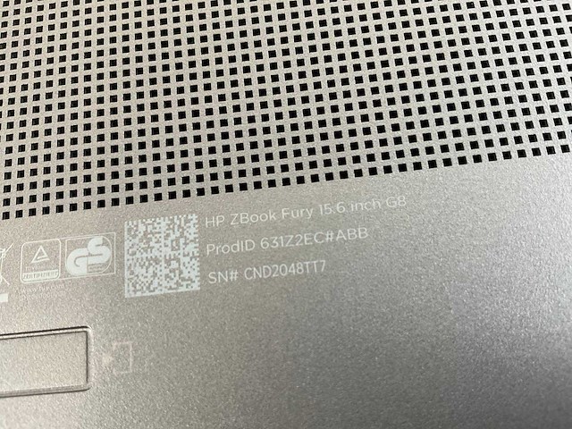 Hp zbook fury g8 15.5”, core(tm) i9 11th gen, 64 gb ram, 1 tb nvme, nvidia rtx a2000 4gb mobile workstation - afbeelding 7 van  7