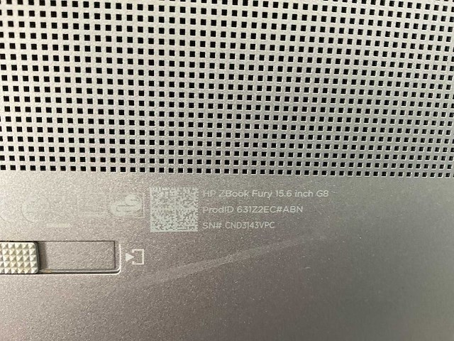 Hp zbook fury g8 15.5”, core(tm) i9 11th gen, 64 gb ram, 1 tb nvme, nvidia rtx a2000 4gb mobile workstation - afbeelding 7 van  7