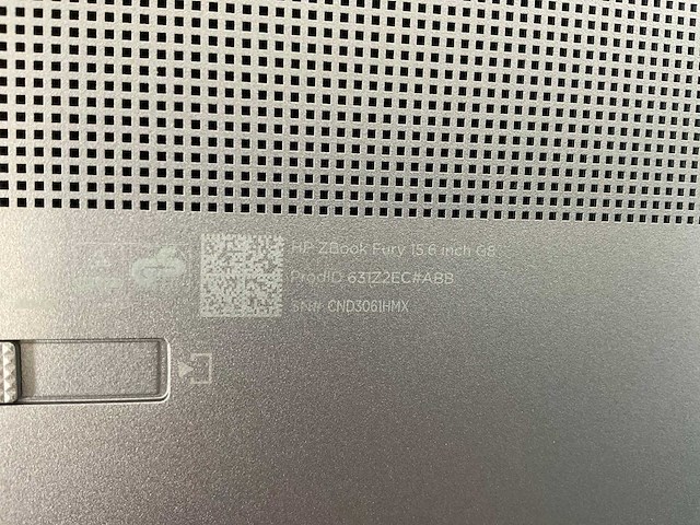 Hp zbook fury g8 15.5”, core(tm) i9 11th gen, 64 gb ram, 1 tb nvme, nvidia rtx a2000 4gb mobile workstation - afbeelding 6 van  6