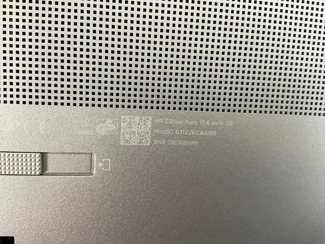 Hp zbook fury g8 15.5”, core(tm) i9 11th gen, 64 gb ram, 1 tb nvme, nvidia rtx a2000 4gb mobile workstation - afbeelding 7 van  7