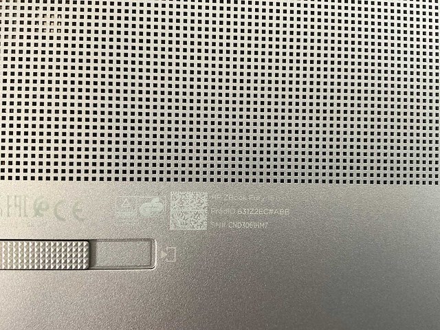 Hp zbook fury g8 15.5”, core(tm) i9 11th gen, 64 gb ram, 1 tb nvme, nvidia rtx a2000 4gb mobile workstation - afbeelding 6 van  6