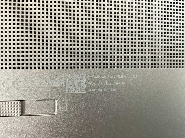 Hp zbook fury g8 15.5”, core(tm) i9 11th gen, 64 gb ram, 1 tb nvme, nvidia rtx a2000 4gb mobile workstation - afbeelding 4 van  4
