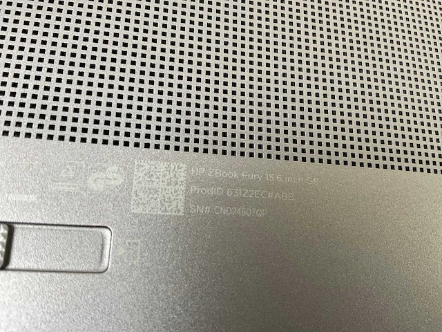 Hp zbook fury g8 15.5”, core(tm) i9 11th gen, 64 gb ram, 1 tb nvme, nvidia rtx a2000 4gb mobile workstation - afbeelding 7 van  7