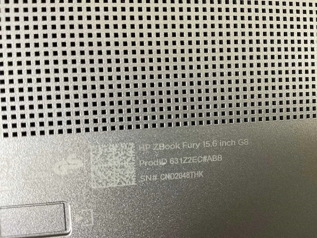 Hp zbook fury g8 15.5”, core(tm) i9 11th gen, 64 gb ram, 1 tb nvme, nvidia rtx a2000 4gb mobile workstation - afbeelding 7 van  7