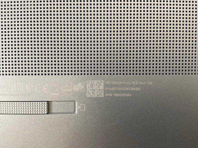 Hp zbook fury g8 15.6”, core(tm) i9 11th gen, 64 gb ram, 1 tb nvme, nvidia rtx a2000 4 gb mobile workstation - afbeelding 7 van  7