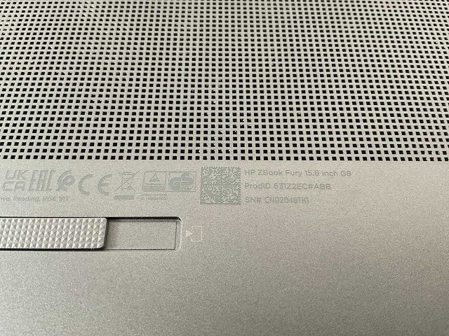 Hp zbook fury g8 15.6”, core(tm) i9 11th gen, 64 gb ram, 1 tb nvme, nvidia rtx a2000 4 gb mobile workstation - afbeelding 4 van  4