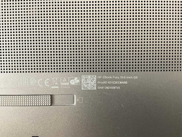 Hp zbook fury g8 15.6”, core(tm) i9 11th gen, 64 gb ram, 1 tb nvme, nvidia rtx a2000 4 gb mobile workstation - afbeelding 8 van  8