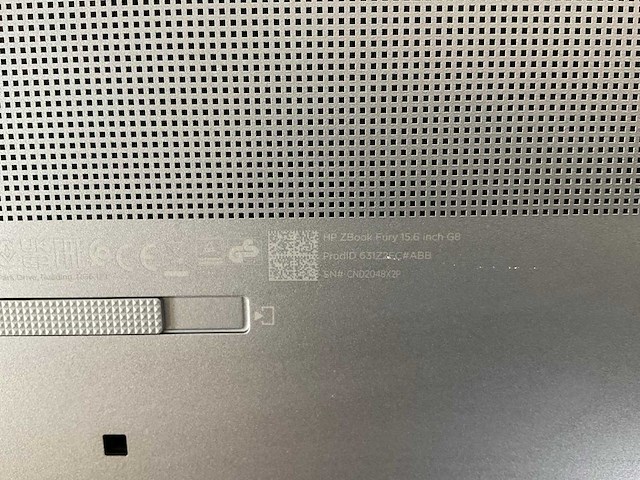 Hp zbook fury g8 15.6”, core(tm) i9 11th gen, 64 gb ram, 1 tb nvme, nvidia rtx a2000 4 gb mobile workstation - afbeelding 4 van  4