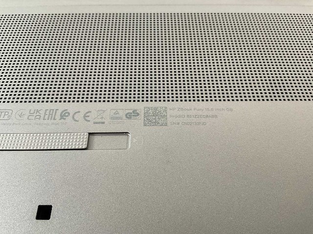 Hp zbook fury g8 15.6”, core(tm) i9 11th gen, 64 gb ram, 1 tb nvme, nvidia rtx a2000 4 gb mobile workstation - afbeelding 6 van  6