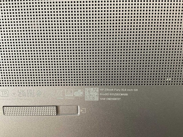 Hp zbook fury g8 15.6”, core(tm) i9 11th gen, 64 gb ram, 1 tb nvme, nvidia rtx a2000 4 gb mobile workstation - afbeelding 7 van  7