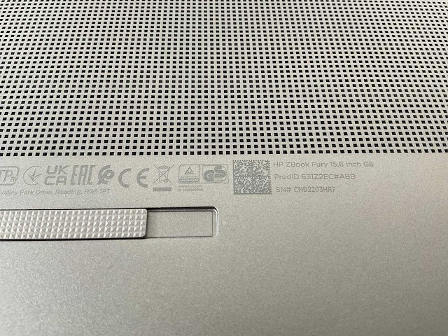 Hp zbook fury g8 15.6”, core(tm) i9 11th gen, 64 gb ram, 1 tb nvme, nvidia rtx a2000 4 gb mobile workstation - afbeelding 7 van  7