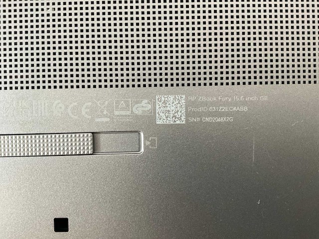 Hp zbook fury g8 15.6”, core(tm) i9 11th gen, 64 gb ram, 1 tb nvme, nvidia rtx a2000 4 gb mobile workstation - afbeelding 1 van  1