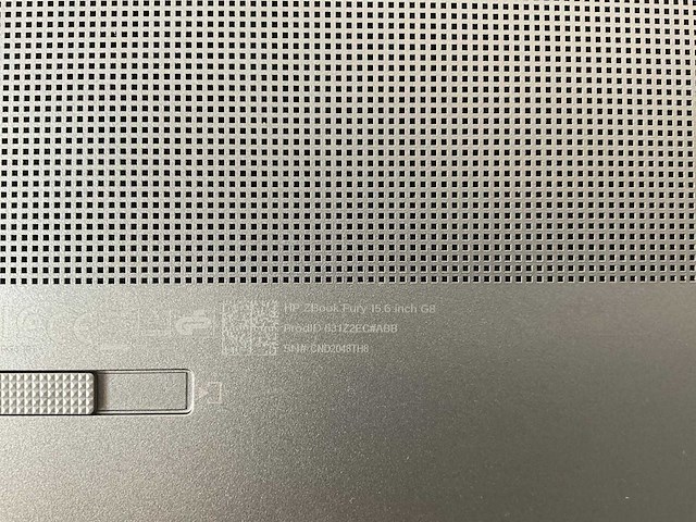 Hp zbook fury g8 15.6”, core(tm) i9 11th gen, 64 gb ram, 1 tb nvme, nvidia rtx a2000 4 gb mobile workstation - afbeelding 7 van  7
